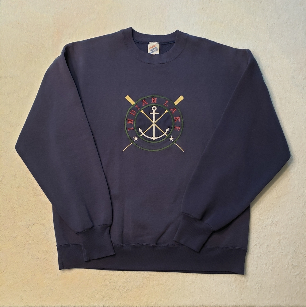 Vintage Indian Lake Super Sweats Crewneck - Large